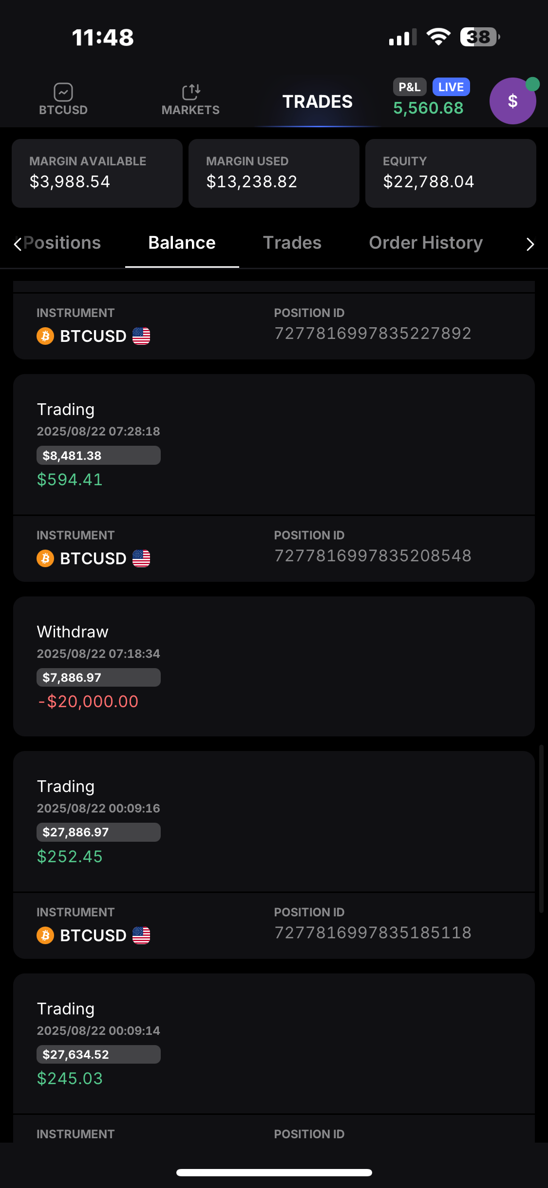 Mobile equity growth screenshot placeholder